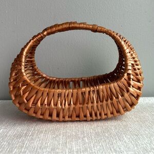 VINTAGE 1970’s/80’s mini french gondola basket wedding prom bridal flower girl